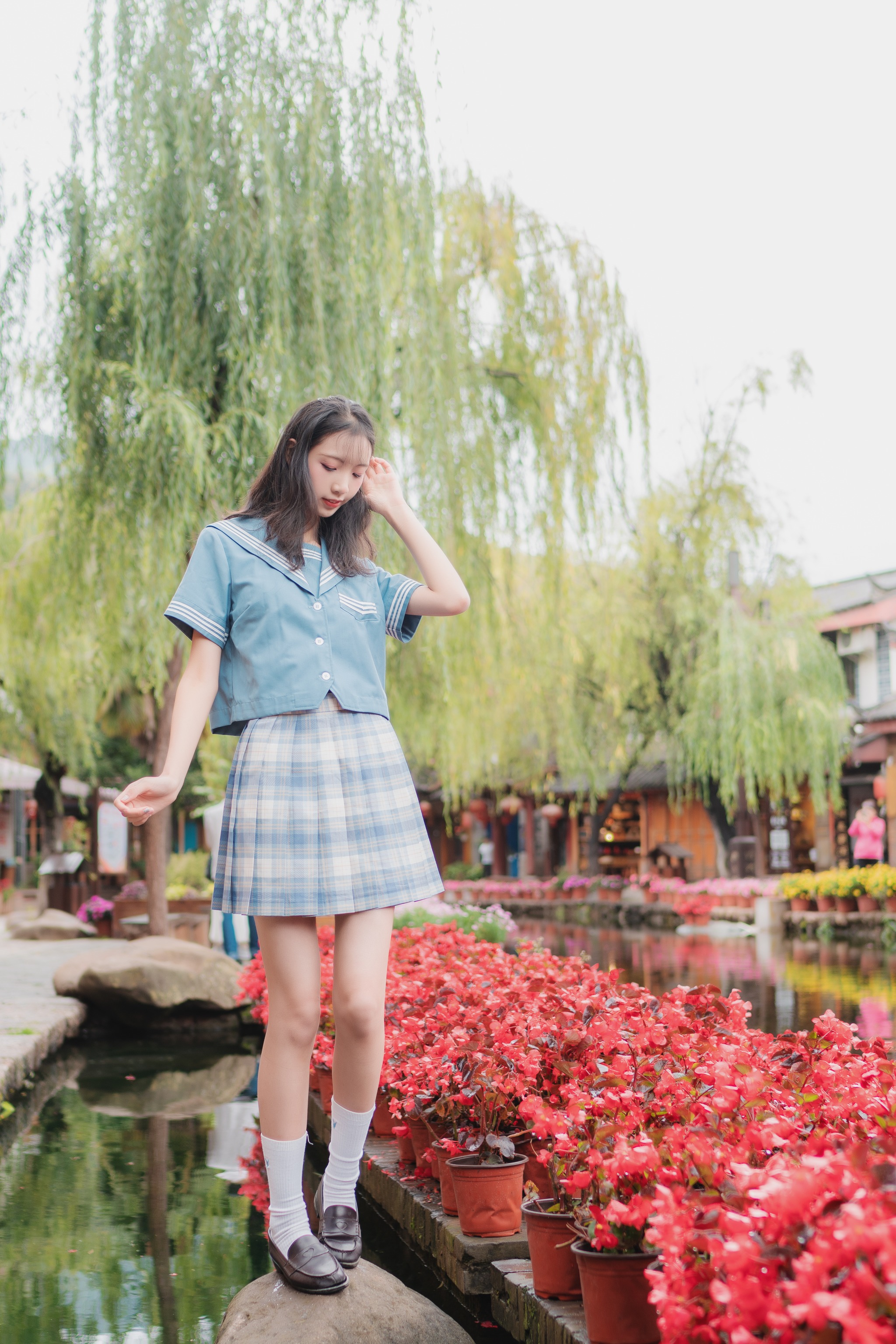 图片[1]-西瓜少女 西呱呀呀呀 – NO.008 西瓜少女(西呱呀呀呀) 丽江写真JK [44P]-XikXak